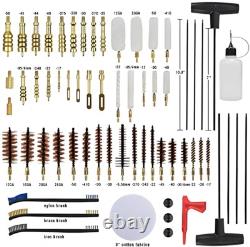 Kit de nettoyage d'armes à feu Elite - Kit de nettoyage universel en laiton pour fusil, pistolet et carabine.