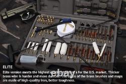 Kit de nettoyage d'armes à feu Elite - Kit de nettoyage universel en laiton pour fusil, pistolet et carabine.