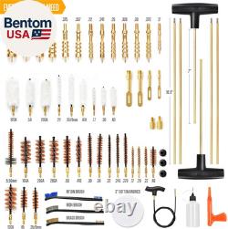 Kit de nettoyage d'armes de qualité supérieure, kit de nettoyage universel pour pistolet et fusil à pompe avec tous les accessoires.