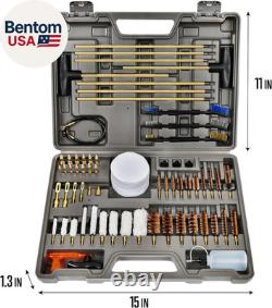 Kit de nettoyage d'armes de qualité supérieure, kit de nettoyage universel pour pistolet et fusil à pompe avec tous les accessoires.