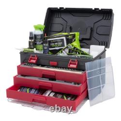 Kit de nettoyage d'armes universel de 66 pièces avec boîte à outils pour fusils de chasse et carabines