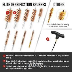 Kit de nettoyage d'armes universel pour armes à feu, brosses à arme pour pistolet, pistolet de poing, fusil de chasse