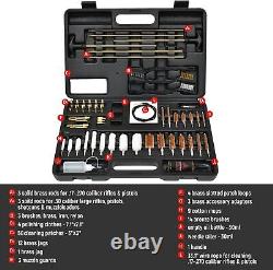 Kit de nettoyage d'armes universel pour armes à feu, brosses à arme pour pistolet, pistolet de poing, fusil de chasse