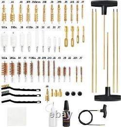 Kit de nettoyage d'armes universel pour armes à feu, brosses à arme pour pistolet, pistolet de poing, fusil de chasse