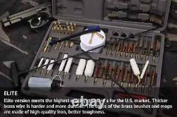 Kit de nettoyage universel pour armes - Kit de nettoyage en laiton pour fusil, pistolet et arme de poing