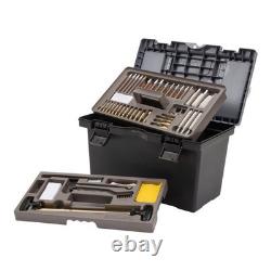 Kit de nettoyage universel pour armes à feu 65 pièces boîte à outils pistolet carabine fusil à pompe multic calibre