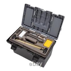 Kit de nettoyage universel pour armes à feu 65 pièces boîte à outils pistolet carabine fusil à pompe multic calibre