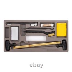 Kit de nettoyage universel pour armes à feu 65 pièces boîte à outils pistolet carabine fusil à pompe multic calibre