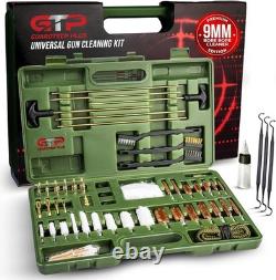 Kit de nettoyage universel pour armes à feu et pistolets - Outils et fournitures essentiels pour les armes à feu