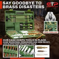 Kit de nettoyage universel pour armes à feu et pistolets - Outils et fournitures essentiels pour les armes à feu