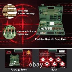 Kit de nettoyage universel pour armes à feu et pistolets - Outils et fournitures essentiels pour les armes à feu