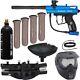 Kit De Paquet De Pistolet De Paintball Kingman Spyder Victor Epic (bleu)