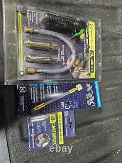 Kit de pistolet CO2 chimique national avec un arrêt de fuite et des cartouches de CO2 prêtes à l'emploi.