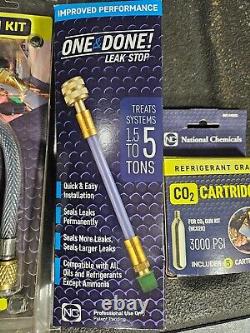 Kit de pistolet CO2 chimique national avec un arrêt de fuite et des cartouches de CO2 prêtes à l'emploi.