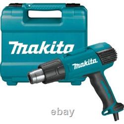Kit de pistolet à air chaud à température variable Makita avec affichage numérique LCD (HG6530VK)