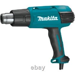 Kit de pistolet à air chaud à température variable Makita avec affichage numérique LCD (HG6530VK)