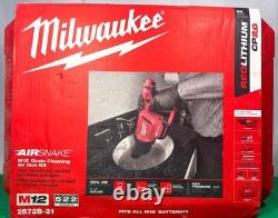 Kit de pistolet à air de débouchage Milwaukee M12 AIRSNAKE