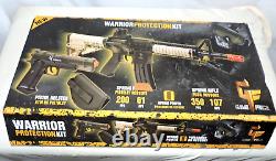 Kit de pistolet à airsoft à tir unique à ressort GameFace Warrior Protection
