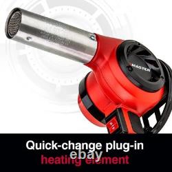 Kit de pistolet à chaleur Master Appliance HG-501D-00-K 1200°F 1740W 120V avec étui FABRIQUÉ AUX ÉTATS-UNIS