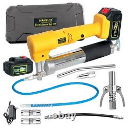 Kit de pistolet à graisse 20V MAX avec batterie et chargeur, pistolet à graisse sans fil, 12000 PSI E