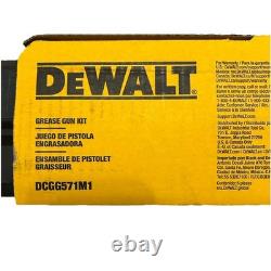 Kit de pistolet à graisse DEWALT DCGG571M1 20 V MAX avec 1 batterie de 4 Ah et chargeur