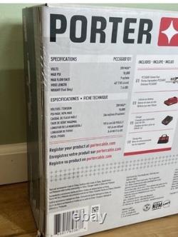 Kit de pistolet à graisse Porter Cable 20 V Max neuf dans sa boîte, comprend batterie, chargeur et sac de rangement