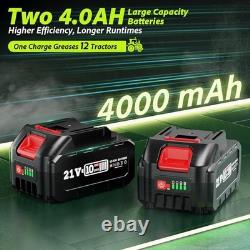 Kit de pistolet à graisse électrique 12000 PSI 2-en-1 alimenté par batterie vert