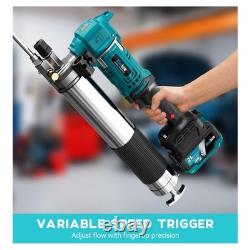 Kit de pistolet à graisse électrique sans fil 21 V 12 000 PSI haute pression, 7,05 oz/min, Var