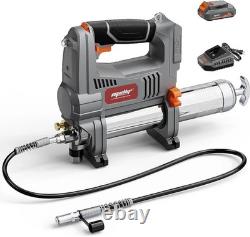 Kit de pistolet à graisse sans fil compatible avec la batterie Dewalt 20V MAX, 10000 PSI 5 vitesses