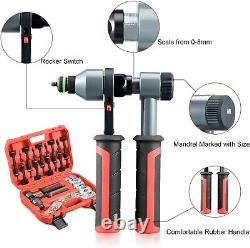 Kit de pistolet à inserts à écrou lourd avec 10 mandrins et 100 rivnuts, opération facile