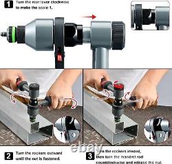 Kit de pistolet à inserts à écrou lourd avec 10 mandrins et 100 rivnuts, opération facile
