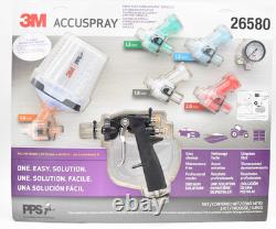 Kit de pistolet à peinture 3M Accuspray avec tasses PPS 2.0 Modèle 26580 Système HVLP