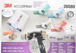 Kit de pistolet à peinture 3M Accuspray avec tasses PPS 2.0 Modèle 26580 Système HVLP