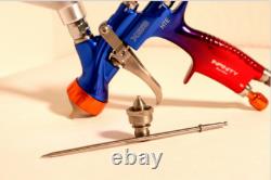 Kit de pistolet à peinture Atom X88 INFINITY LVLP avec buses de 1.3/1.4 mm pour travaux de peinture automobile