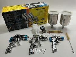 Kit de pistolet à peinture DeVilbiss 802789 StartingLine HVLP pour peinture, apprêt et retouche