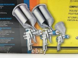 Kit de pistolet à peinture DeVilbiss 802789 StartingLine HVLP pour peinture, apprêt et retouche