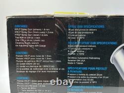 Kit de pistolet à peinture DeVilbiss 802789 StartingLine HVLP pour peinture, apprêt et retouche
