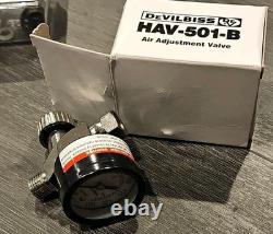 Kit de pistolet à peinture Devilbiss FLG-654 Finishline HVLP à solvant avec buses de 1.3, 1.5, 1.8