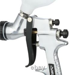 Kit de pistolet à peinture Husky HVLP avec alimentation par gravité, ensembles de récipients de 600cc et 120cc