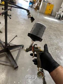 Kit de pistolet à peinture InoKraft D1 LVLP, pistolet à peinture avec buses de 1,3/1,5/1,7 mm