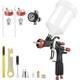 Kit De Pistolet à Peinture Lvlp Avec Buses, Régulateur, Pour Peinture Automobile Et F