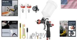 Kit de pistolet à peinture LVLP avec buses, régulateur, pour peinture automobile et F