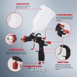 Kit de pistolet à peinture LVLP avec buses, régulateur, pour peinture automobile et F