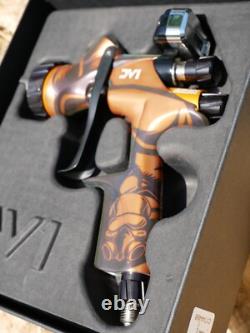 Kit de pistolet à peinture numérique Old School Devilbiss 905921 Dv1 Clearcoat avec C1 et C2