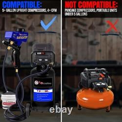 Kit de pistolet à sable portable pour le dégraissage et la gravure sur verre, nécessite 150 PSI
