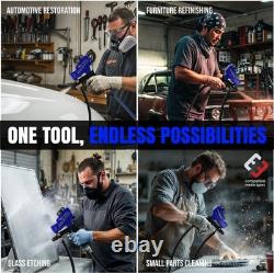 Kit de pistolet à sable portable pour le dégraissage et la gravure sur verre, nécessite 150 PSI