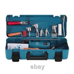 Kit de pistolet à souder en plastique à air chaud 1600W avec boîte à outils, chalumeau de chauffage PVC