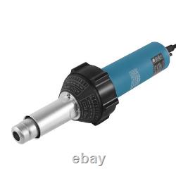 Kit de pistolet à souder en plastique à air chaud 1600W avec boîte à outils, chalumeau de chauffage PVC
