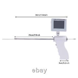 Kit de pistolet d'insémination artificielle pour chien avec écran clair de 3,5 pouces et grand angle de 180°, nouveau