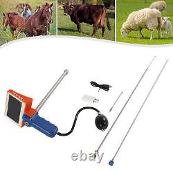 Kit de pistolet d'insémination visuelle artificielle avec écran HD ajustable pour vaches bovines.